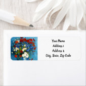 Van Gogh Vase met Cornbloemen en papavers Etiket (Insitu)