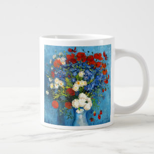 Van Gogh Vase met Cornbloemen en papavers Grote Koffiekop