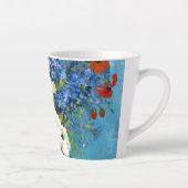 Van Gogh Vase met Cornbloemen en papavers Latte Mok (Rechts)