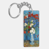 Van Gogh Vase met Cornbloemen en papavers Sleutelhanger (Voorkant Links)