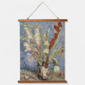 Van Gogh Vase met Gladioli en China Asters Hangend Wandkleed (Voorkant)