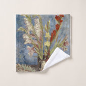 Van Gogh Vase met Gladioli en Chinees zweefvliegtu Bad Handdoek (Wasdoekje)