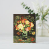 Van Gogh Vase met internationale uitnodigingen (Staand voorkant)