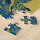 Van Gogh Vase met Iopen op Geel Legpuzzel (Zijkant)