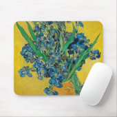 Van Gogh Vase met Iopen op Geel Muismat (Met muis)