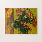 Van Gogh Vase met Oleanders en Boeken-Floral Art Legpuzzel (Horizontaal)