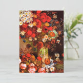 Van Gogh - Vase met papavers, cornbloemen, pony's (Staand voorkant)