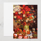 Van Gogh - Vase met papavers, cornbloemen, pony's (Voorkant / Achterkant)