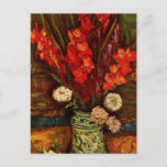 Van Gogh - Vase met Red Gladiolas Briefkaart<br><div class="desc">Van Gogh florale schilderij,  Vase met Red Gladiolas,  briefkaart.</div>