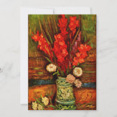 Van Gogh - Vase met Red Gladiolas Kaart (Voorkant)