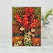 Van Gogh - Vase met Red Gladiolas Kaart (Staand voorkant)