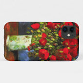 Van Gogh Vase met Red Poppies iPhone Case (Achterkant (horizontaal))