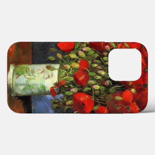 Van Gogh - Vase met rode papavers Case-Mate iPhone Case (Achterkant (horizontaal))