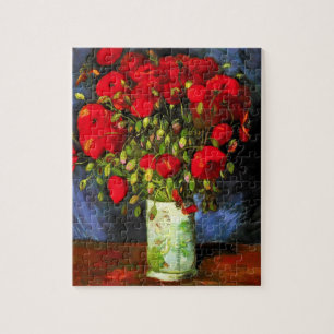 Van Gogh Vase met rode papavers Legpuzzel