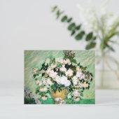 Van Gogh Vase met Roze Briefkaart (Staand voorkant)