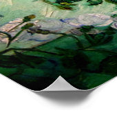 Van Gogh Vase met Roze Poster (Hoek)