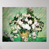 Van Gogh Vase met Roze Poster (Voorkant)