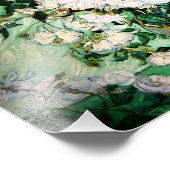Van Gogh Vase met Roze Roses Print Foto Afdruk (Hoek)