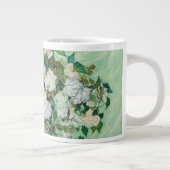 Van Gogh Vase met roze rozen bloemen schilderen Grote Koffiekop (Rechts)