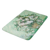 Van Gogh Vase met roze rozen bloemkunst Badmat (Gekanteld)