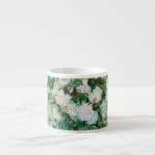 Van Gogh Vase met roze rozen  Floral Art Espresso Kop (Voorkant)