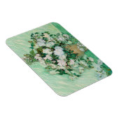 Van Gogh Vase met roze rozen  Floral Art Magneet (Rechterzijde)