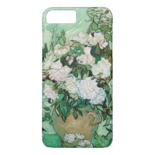 Van Gogh Vase met roze rozen Floral schilderen Case-Mate iPhone Case