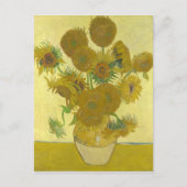 Van Gogh Vase met vijftien zonnebloemen GalleryHD Briefkaart (Voorkant)