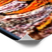 Van Gogh - Vase met zes zonnebloemen Poster (Hoek)