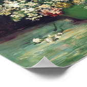 Van Gogh - Vase met Zinnias en andere bloemen Poster (Hoek)