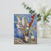 van Gogh Vase of Gladioli and Chinese Asters Briefkaart (Staand voorkant)
