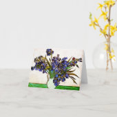 Van Gogh Vase of Irises Note Card Kaart (Gele Bloem)