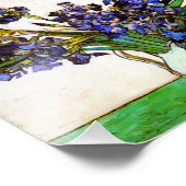 Van Gogh Vase of Irises Print Foto Afdruk (Hoek)