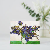 Van Gogh Vase van de uitnodigingen van Irises (Staand voorkant)