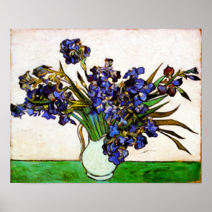 Van Gogh Vase van Irises Poster