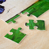 Van Gogh Vase van Irises Puzzle Legpuzzel (Zijkant)