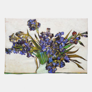 Van Gogh Vase van Irises Theedoek