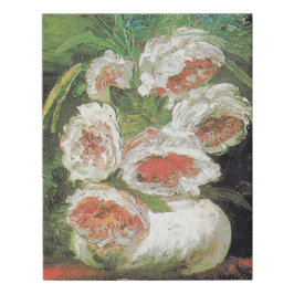 Van Gogh Vase van volken Imitatie Canvas Print