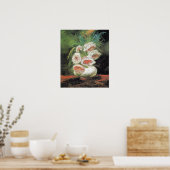 Van Gogh Vase van volken Poster (Keuken)