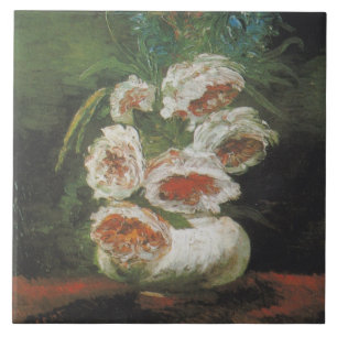 Van Gogh Vase van volken Tegeltje
