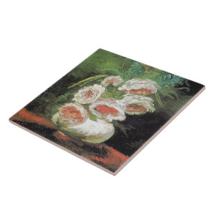  Van Gogh Vase van volken Tegeltje