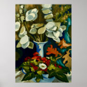 Van Gogh Vase with Honesty Poster (Voorkant)
