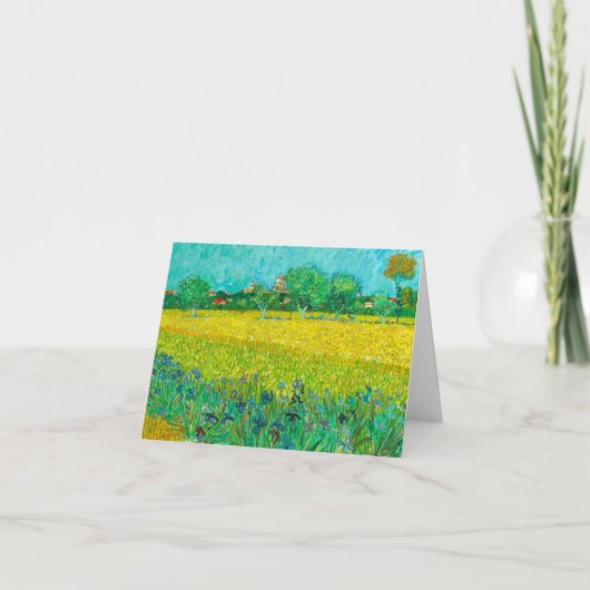 Van Gogh Veld met irissen bij Arles (Voorkant)