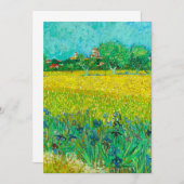 Van Gogh Veld met irissen bij Arles Aankondiging (Voorkant / Achterkant)