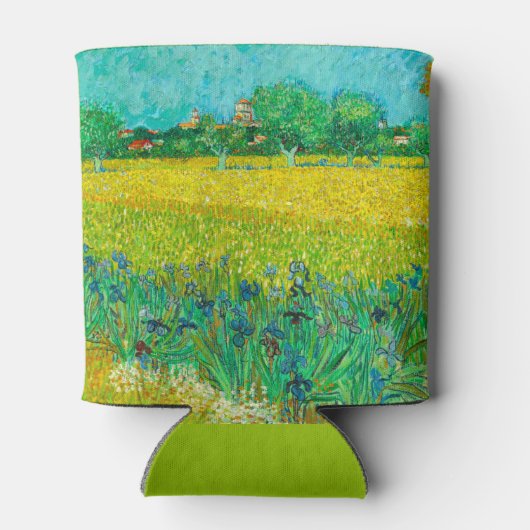 Van Gogh Veld met irissen bij Arles Blikjeskoeler (Achterkant)