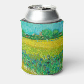 Van Gogh Veld met irissen bij Arles Blikjeskoeler (Blikje Achterkant)