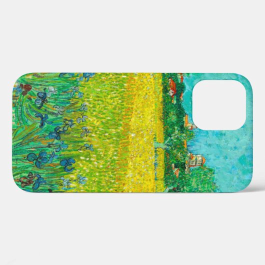 Van Gogh Veld met irissen bij Arles Case-Mate iPhone Case (Achterkant (horizontaal))