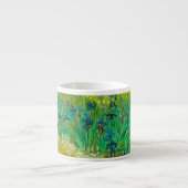 Van Gogh Veld met irissen bij Arles Espresso Kop (Voorkant)