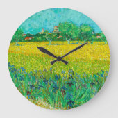 Van Gogh Veld met irissen bij Arles Grote Klok (Voorkant)