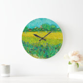 Van Gogh Veld met irissen bij Arles Grote Klok (Huis)